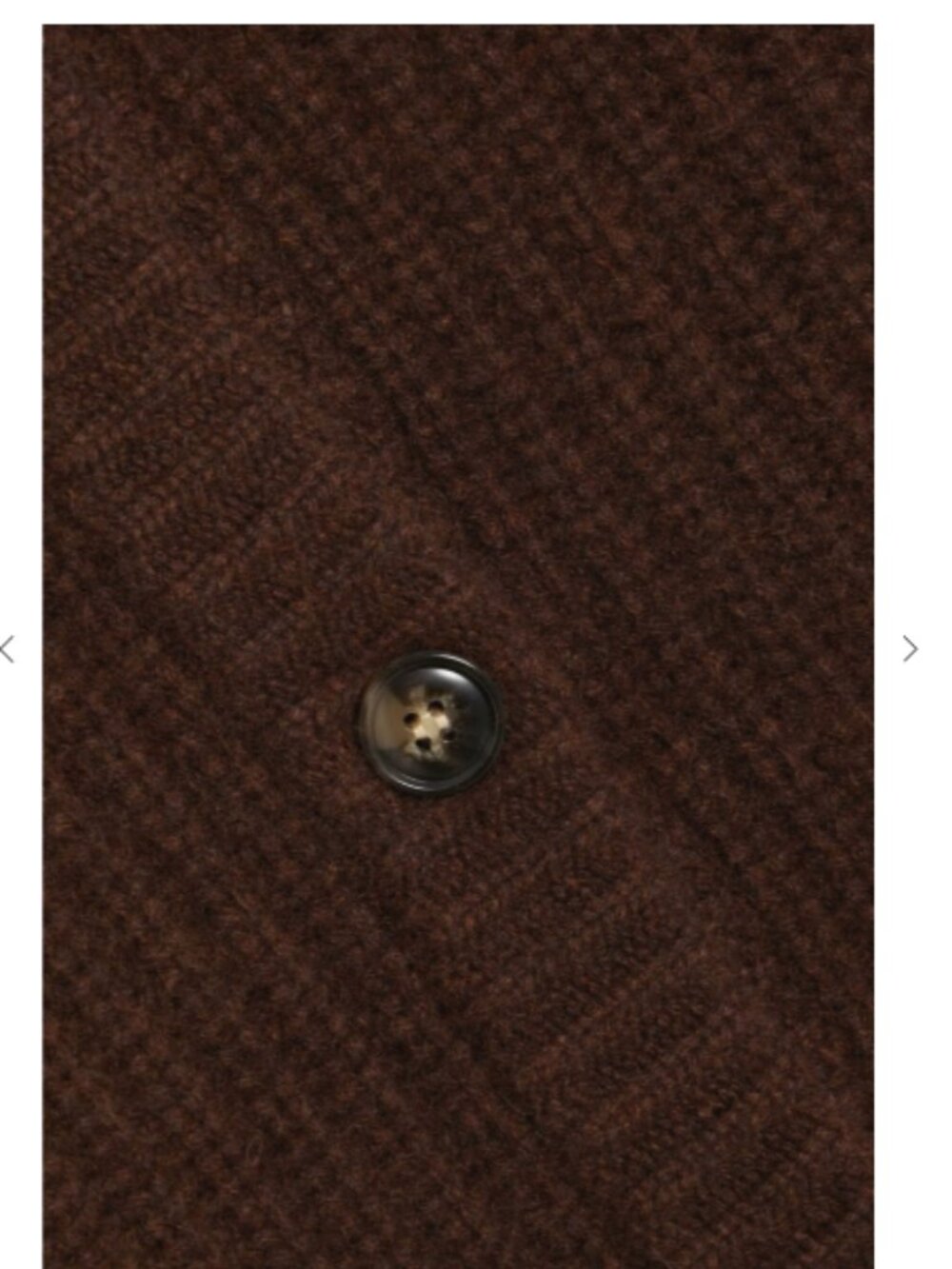 LOULOU STUDIO Rasa 100% Cashmere Cardigan XS, Chocolate - Picture 7 of 8